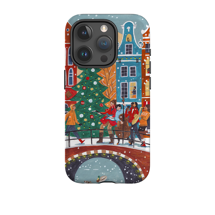 iPhone Tough Case - Christmas Music Amsterdam By Caroline Bonne Muller
