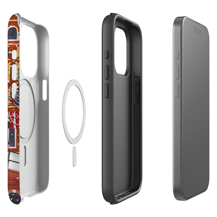 iPhone MagSafe Tough Case - Christmas Music Amsterdam By Caroline Bonne Muller