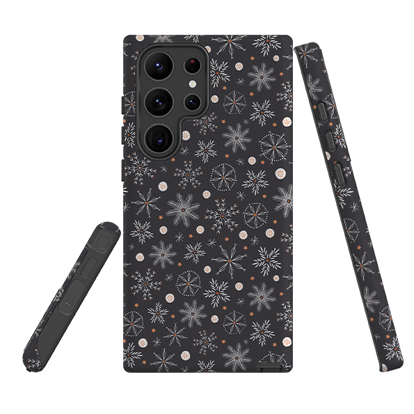 Samsung Tough Case - Christmas Snowflakes II By Ali Brookes