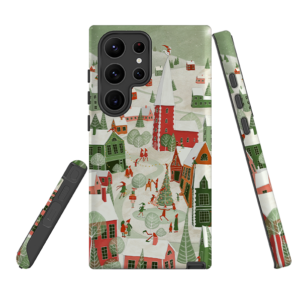 Samsung Tough Case - Christmas Town By Maja Lindberg