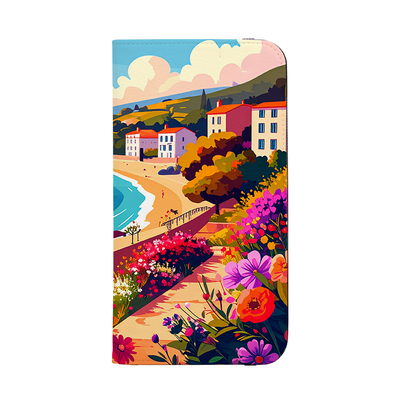 Coastal Floral Wallet Case