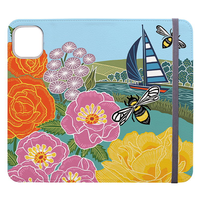 Coastal Garden Wallet Case By Kate Heiss