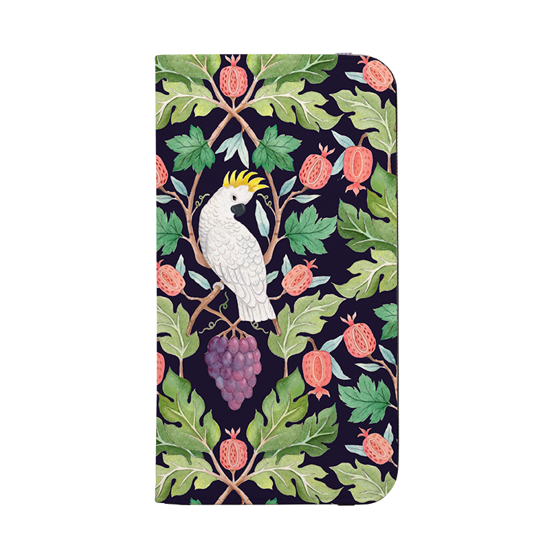 Cockatoo Pattern Wallet Case By Bex Parkin