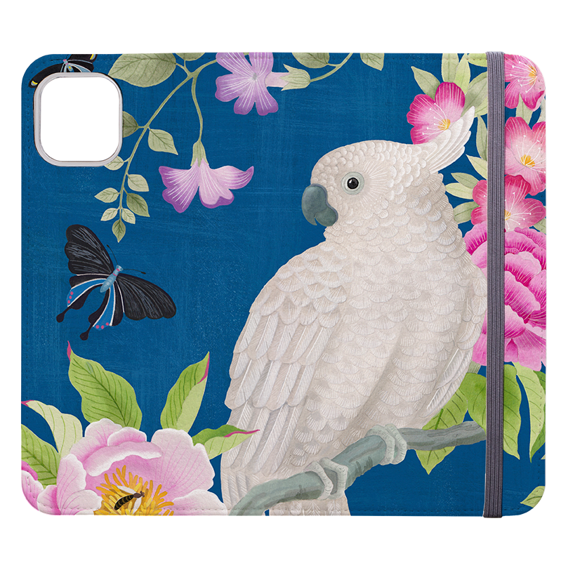 Cockatoo Wallet Case By Bex Parkin