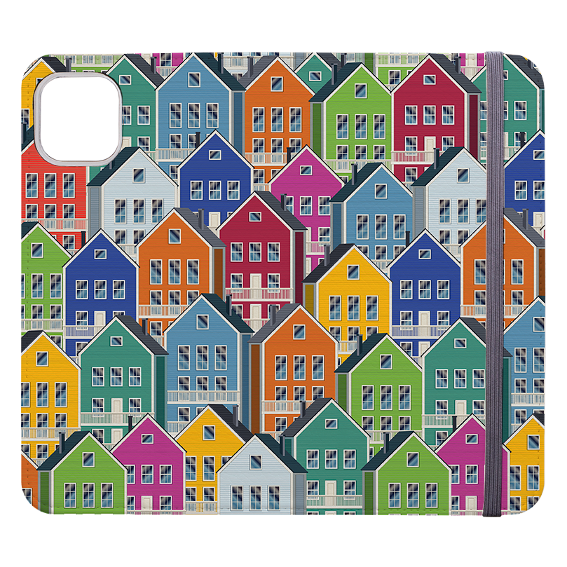 Colour Houses Wallet case