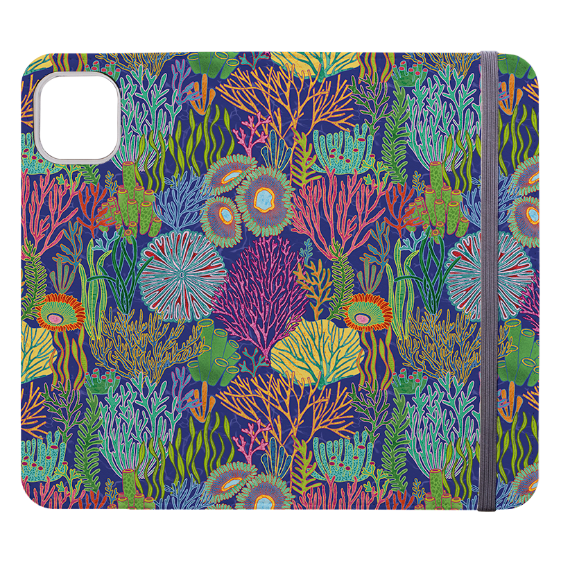 Coral II Wallet Case By Natalie Pedetti Prack
