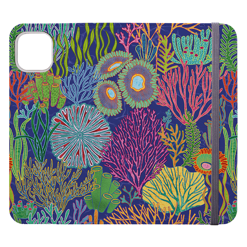 Coral Wallet Case By Natalie Pedetti Prack