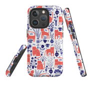 iPhone MagSafe Tough Case -  Coral Cats By Suzy Taylor