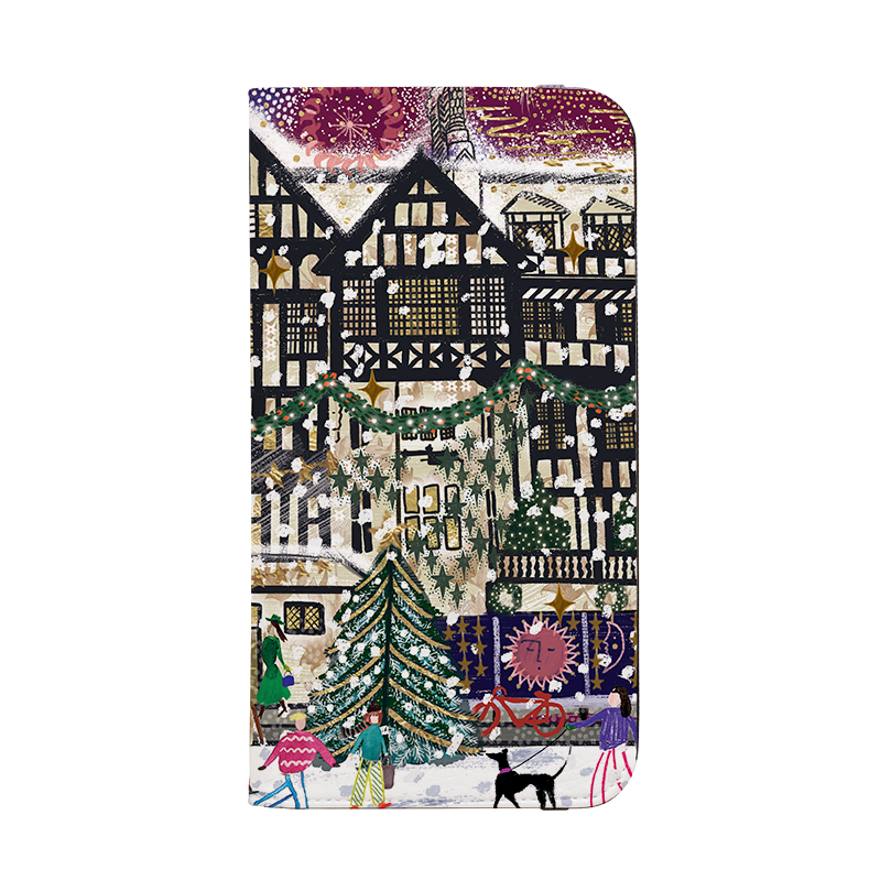 Cosmic Christmas In London Wallet Case By Emma Frances Grant