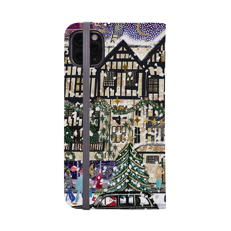 Cosmic Christmas In London Wallet Case By Emma Frances Grant