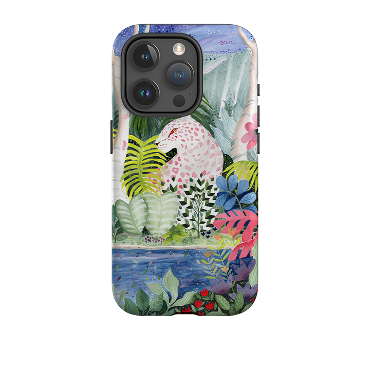 iPhone Tough Case - Cosmic Leopard By Bex Parkin