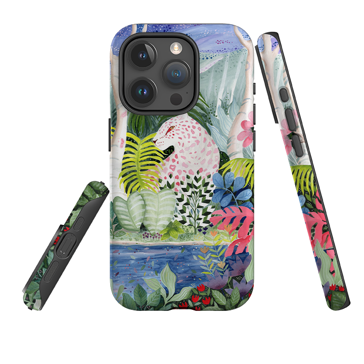 iPhone Tough Case - Cosmic Leopard By Bex Parkin