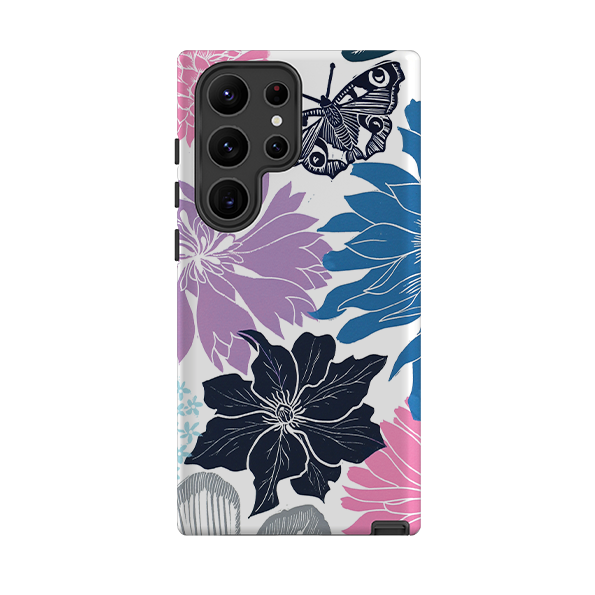 Samsung Tough Case - Cottage Garden Butterfly By Kate Heiss