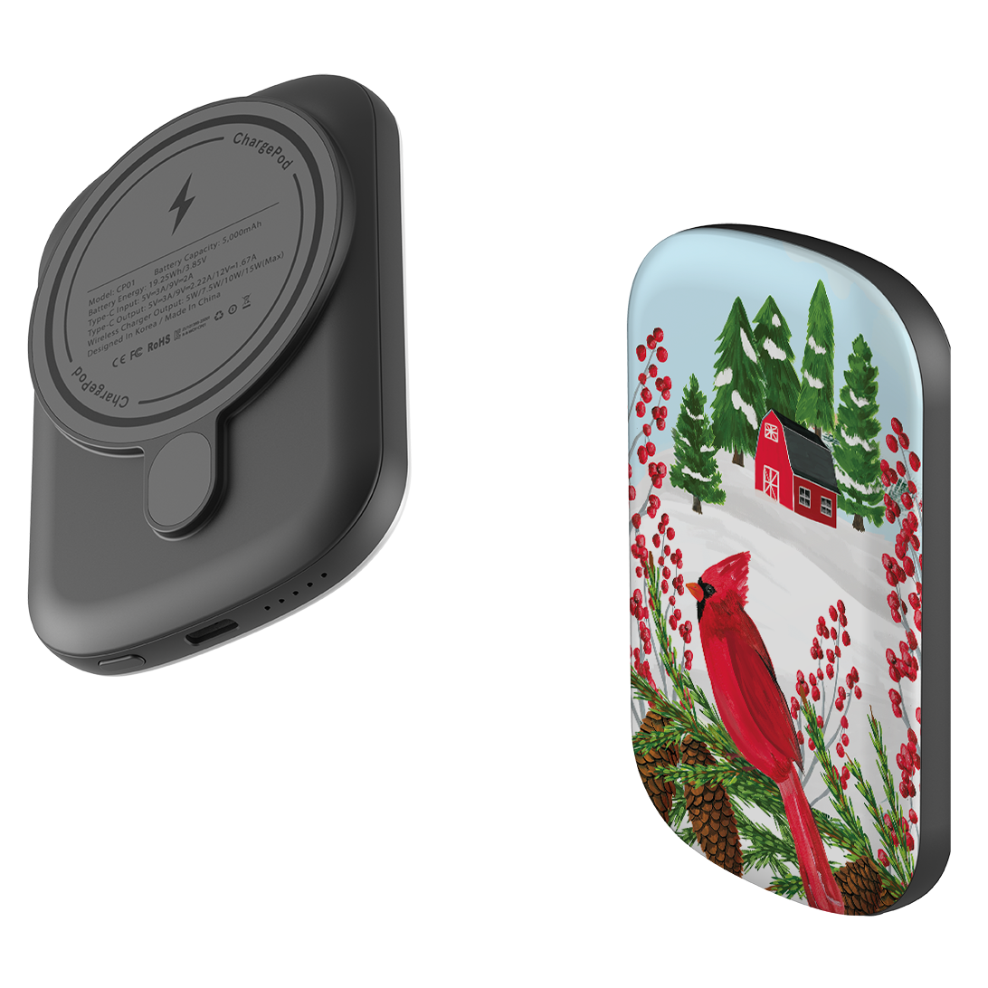 MagSafe Power Bank - Countryside Christmas By Abby Jacobs