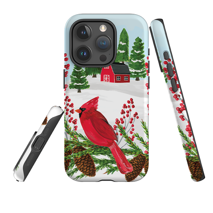 iPhone Tough Case - Countryside Christmas By Abby Jacobs
