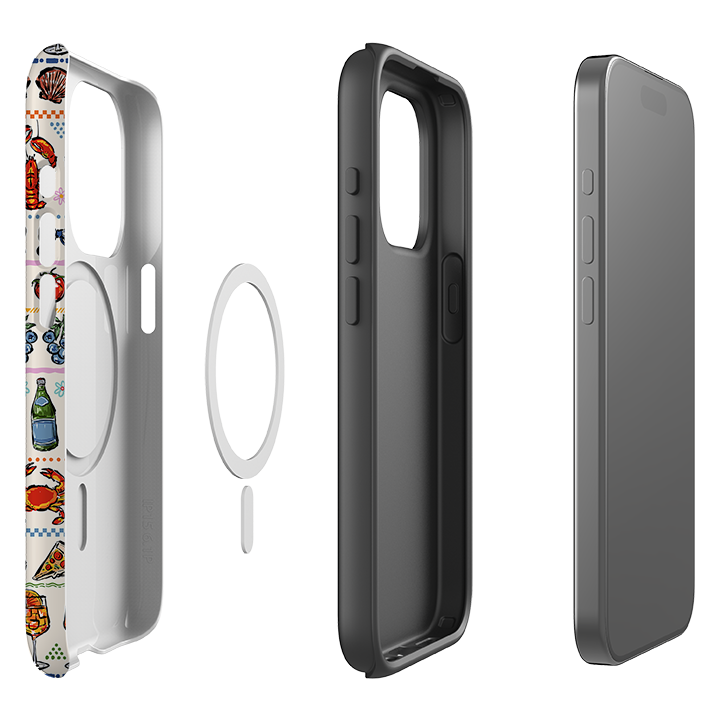 iPhone MagSafe Tough Case - Crab Pattern