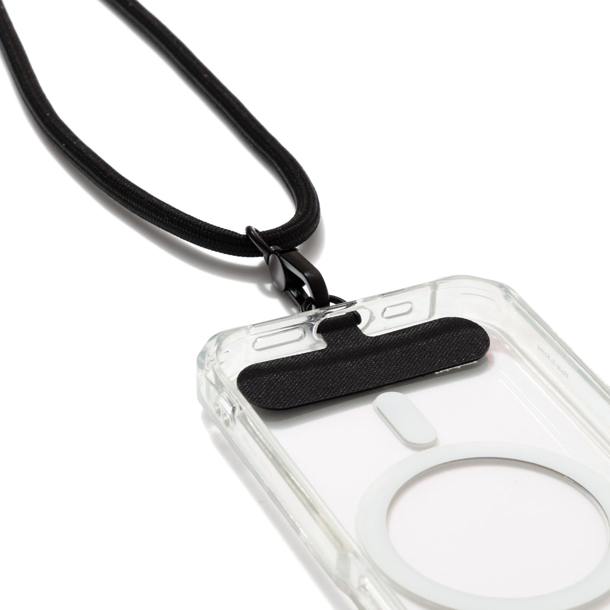 Cross Body Adjustable Phone Strap- Black (Not compatible with our wallet cases)