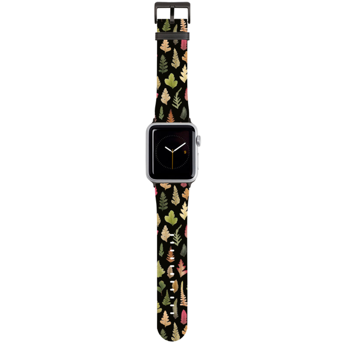 Dark Floral II Apple Watch Strap By Helen Ahpornsiri