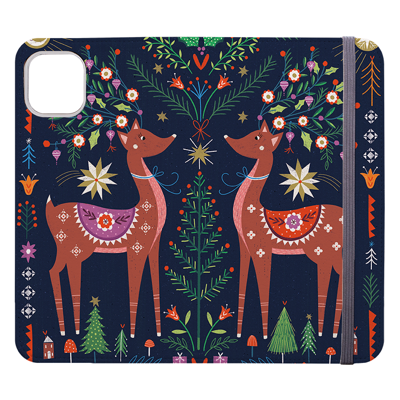 Dasher and Dancer Wallet Case By Ali Brookes