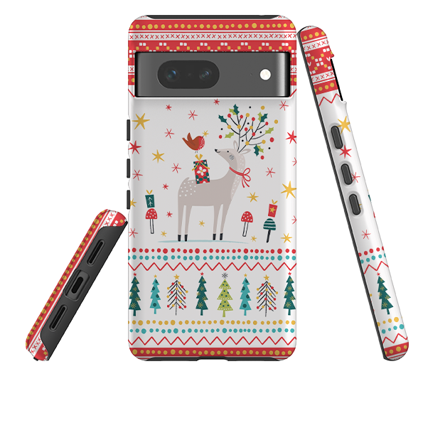 Google Tough Case - Deer and Robin By Ali Brookes