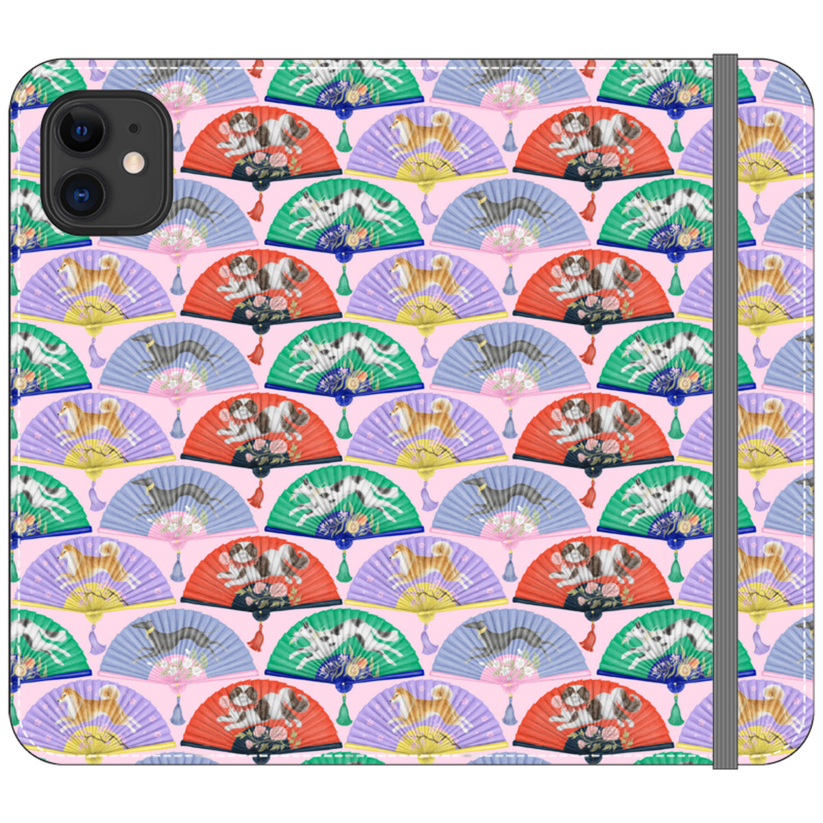Dog Fan Wallet Case By Catherine Rowe