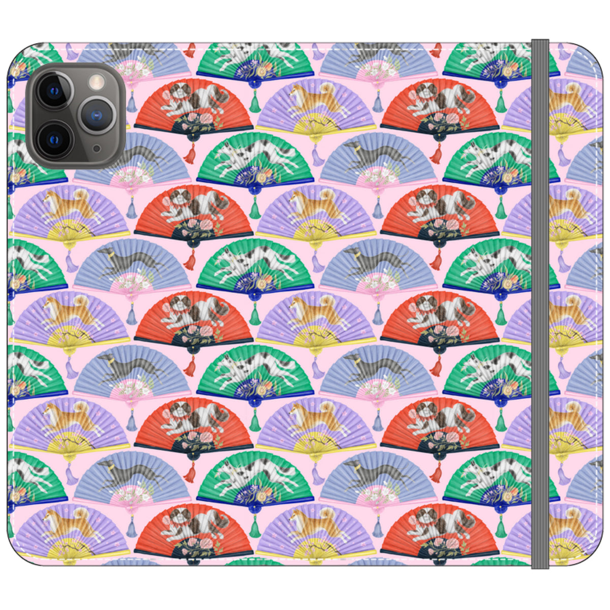 Dog Fan Wallet Case By Catherine Rowe