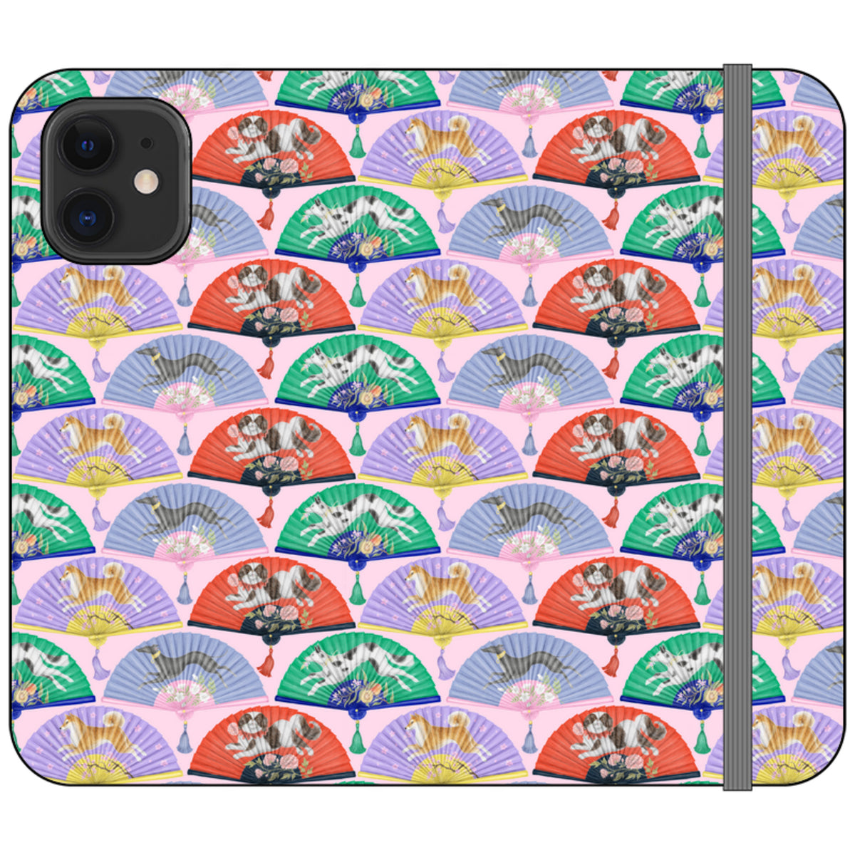 Dog Fan Wallet Case By Catherine Rowe
