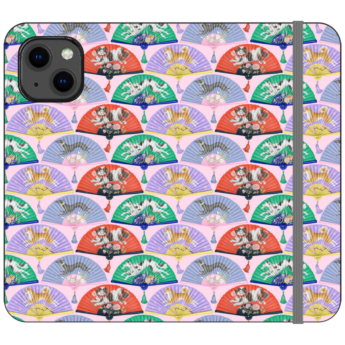 Dog Fan Wallet Case By Catherine Rowe