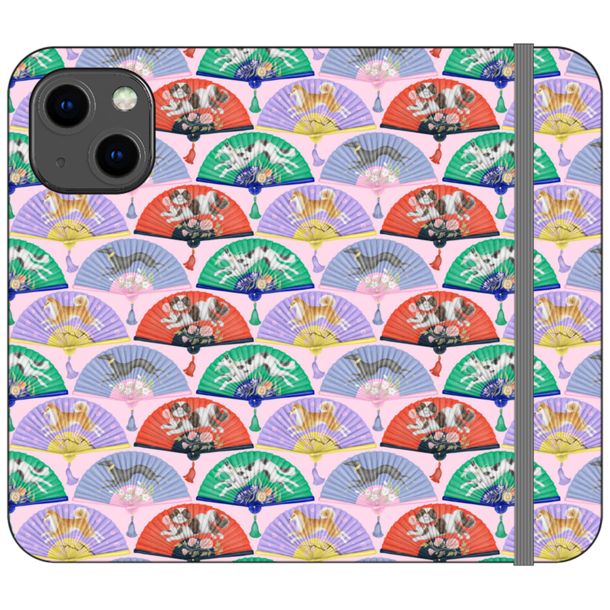 Dog Fan Wallet Case By Catherine Rowe