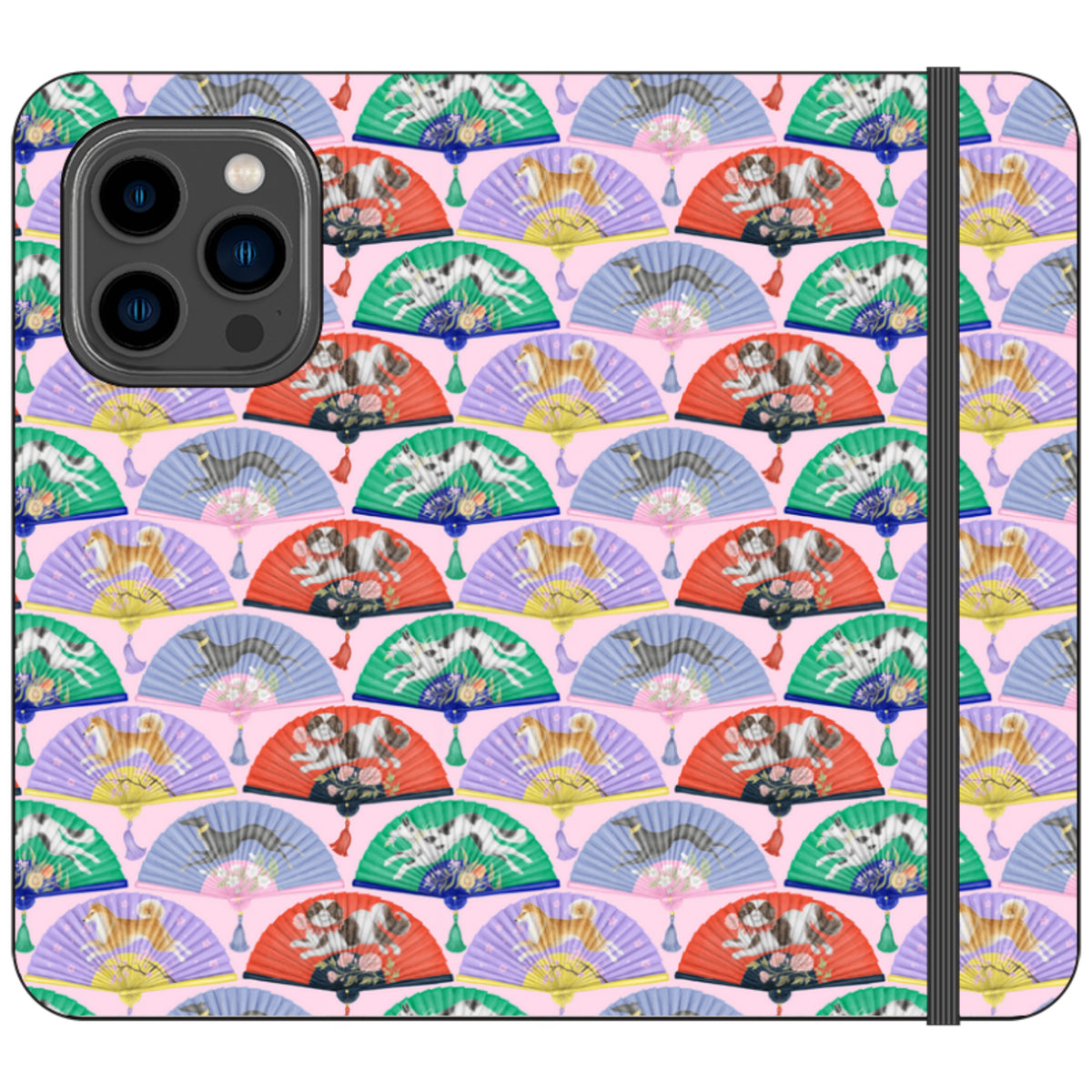 Dog Fan Wallet Case By Catherine Rowe