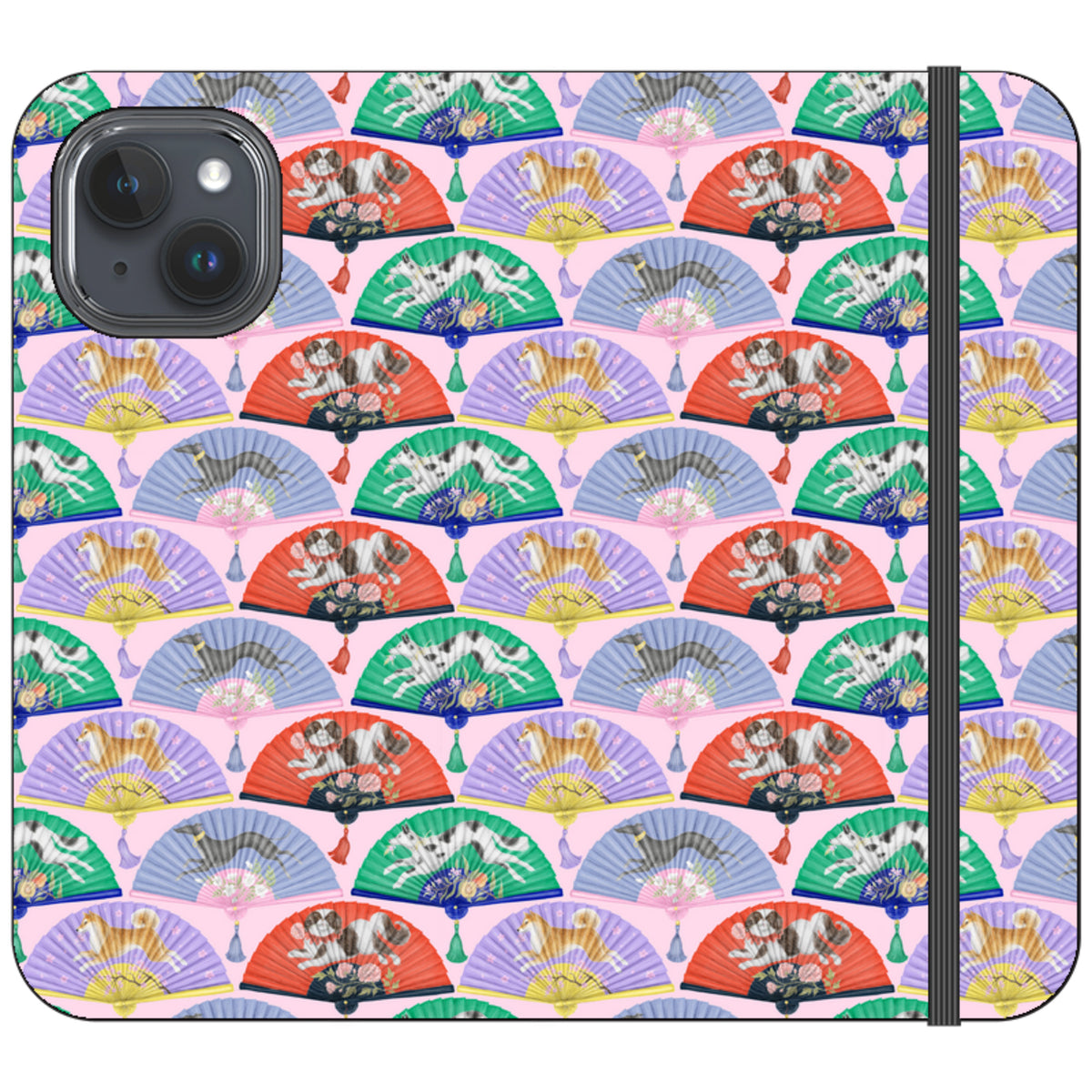 Dog Fan Wallet Case By Catherine Rowe