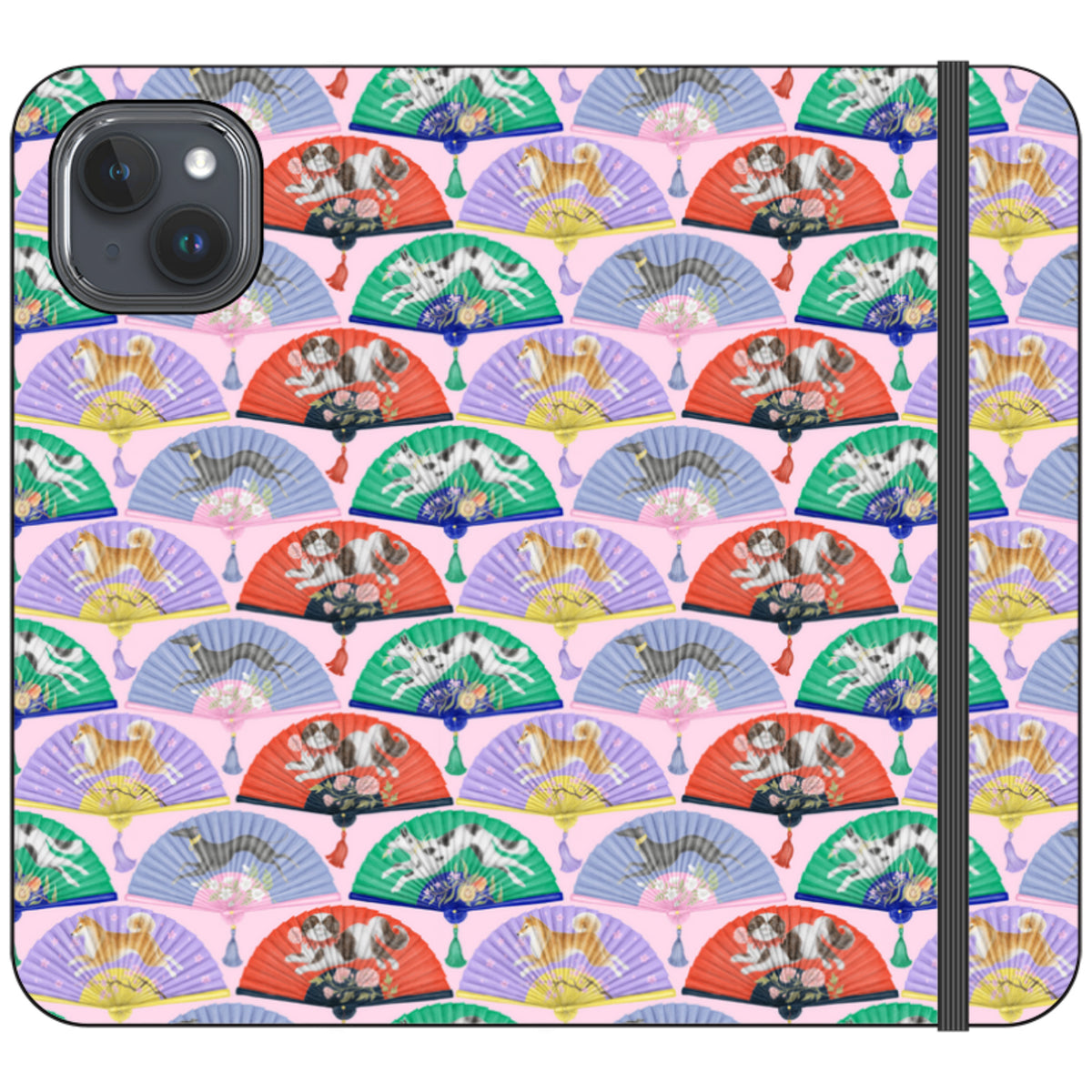 Dog Fan Wallet Case By Catherine Rowe