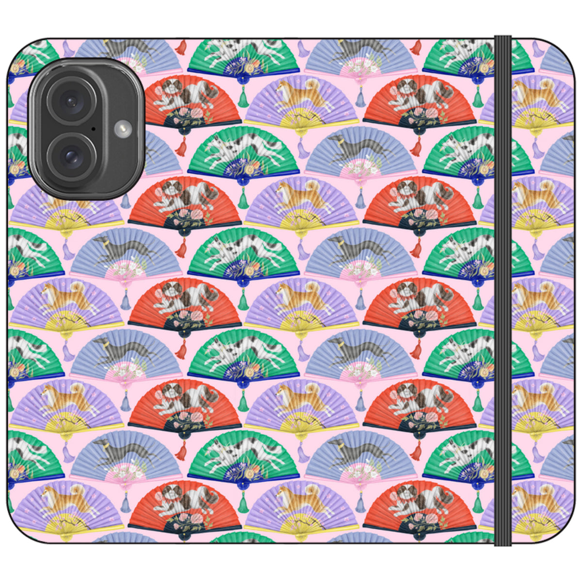Dog Fan Wallet Case By Catherine Rowe