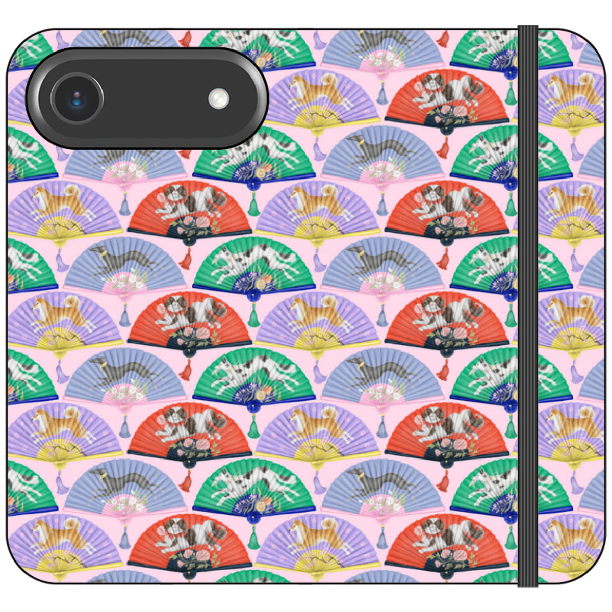 Dog Fan Wallet Case By Catherine Rowe