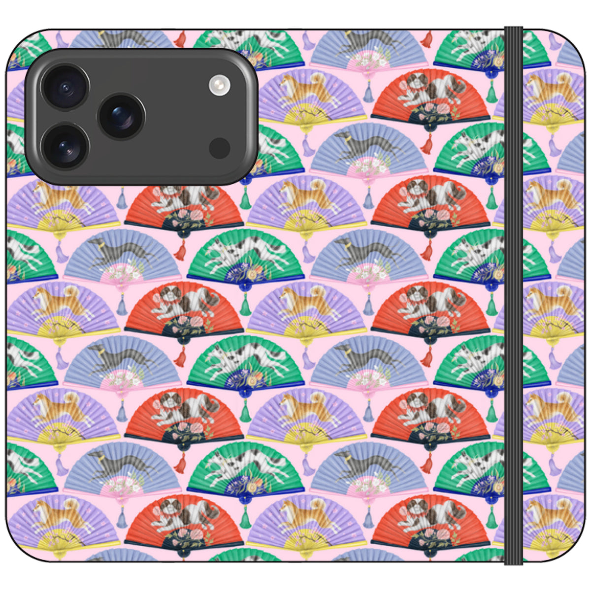 Dog Fan Wallet Case By Catherine Rowe