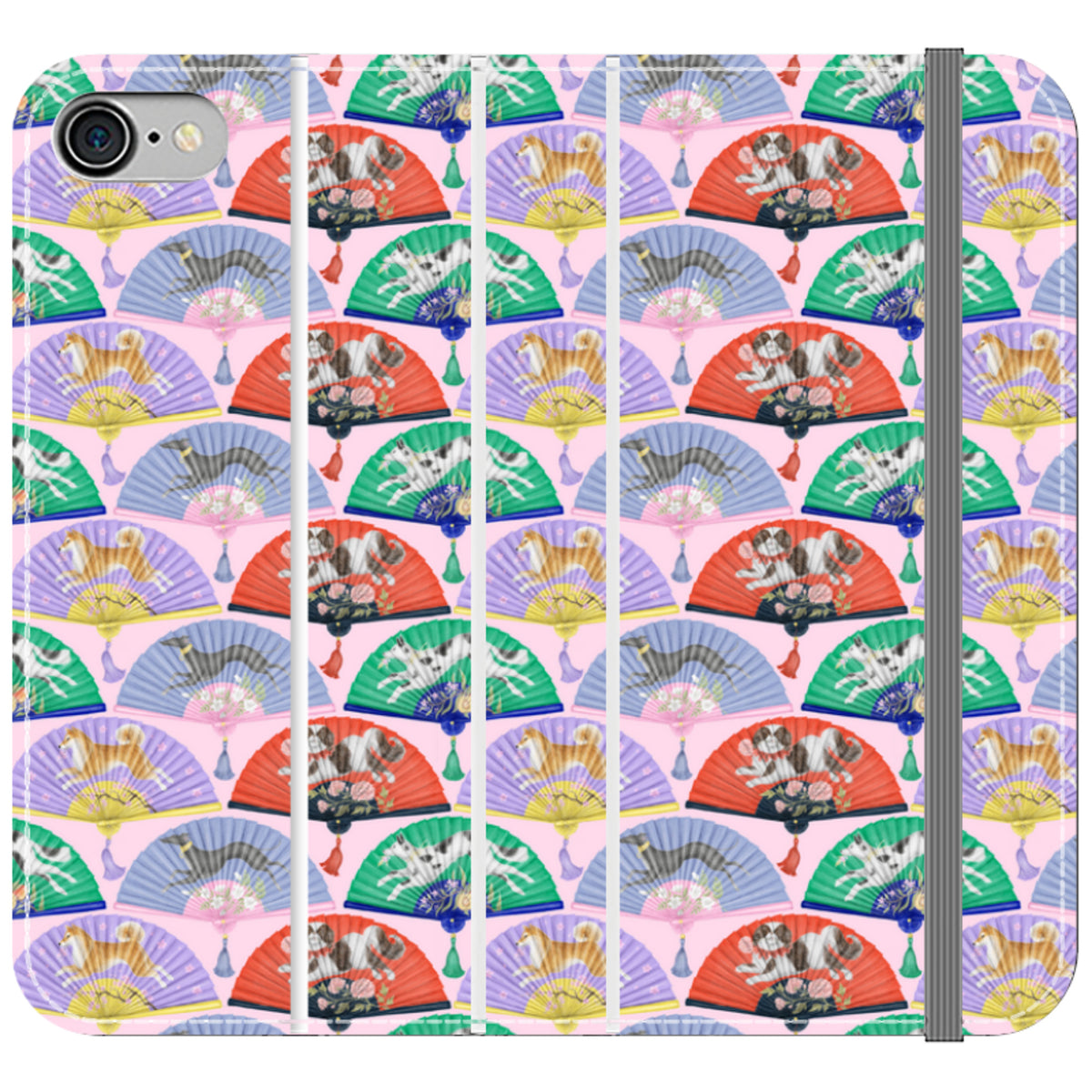 Dog Fan Wallet Case By Catherine Rowe