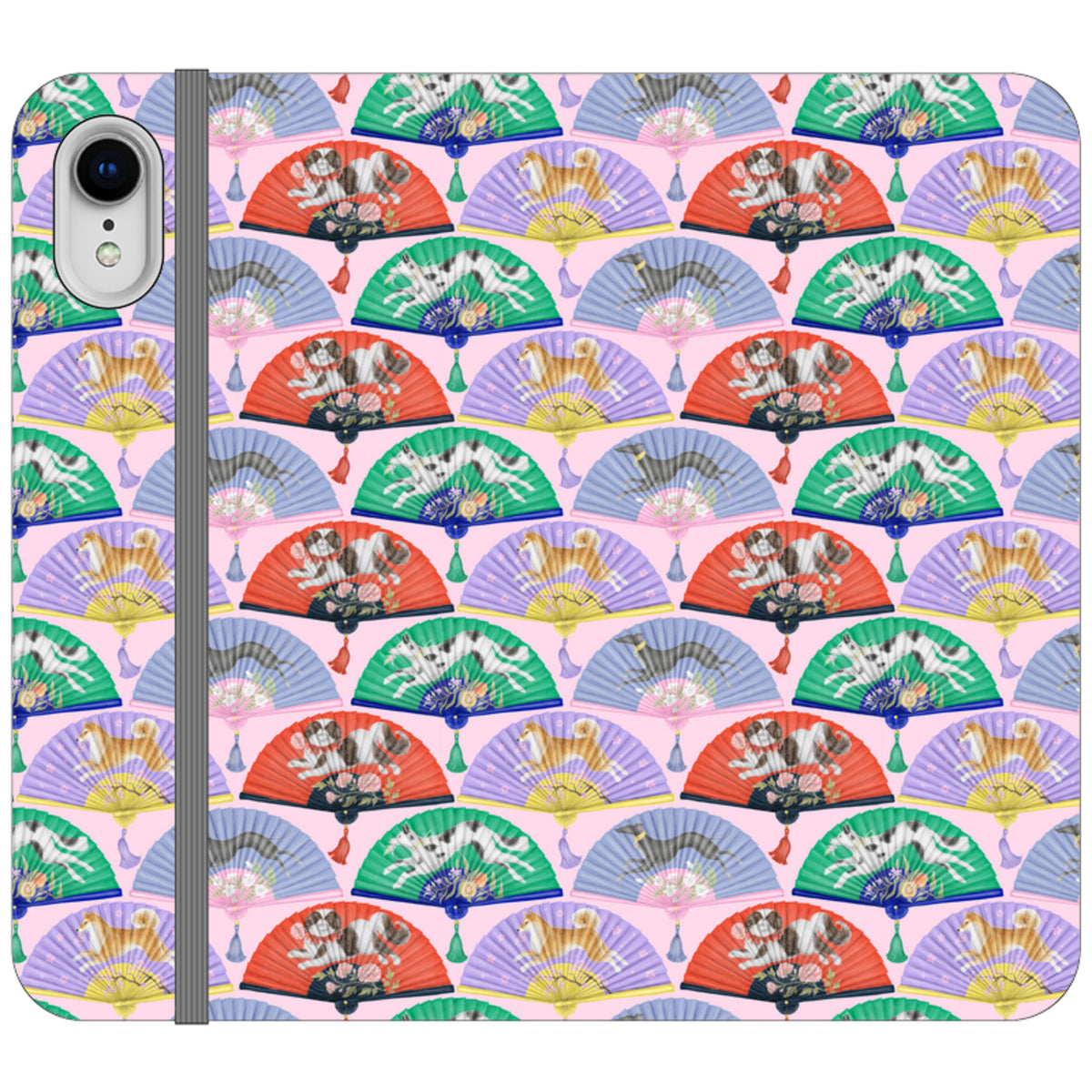 Dog Fan Wallet Case By Catherine Rowe