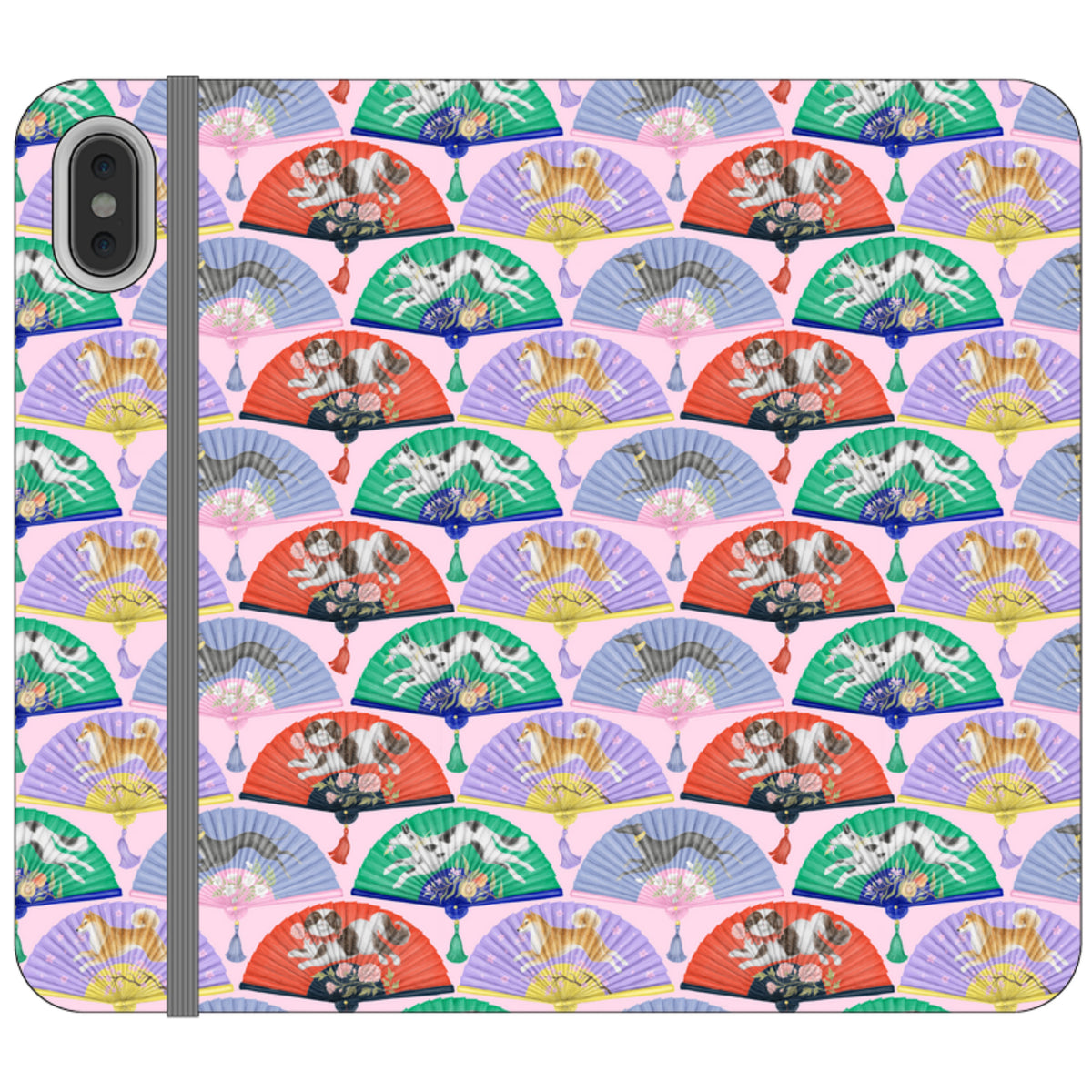 Dog Fan Wallet Case By Catherine Rowe