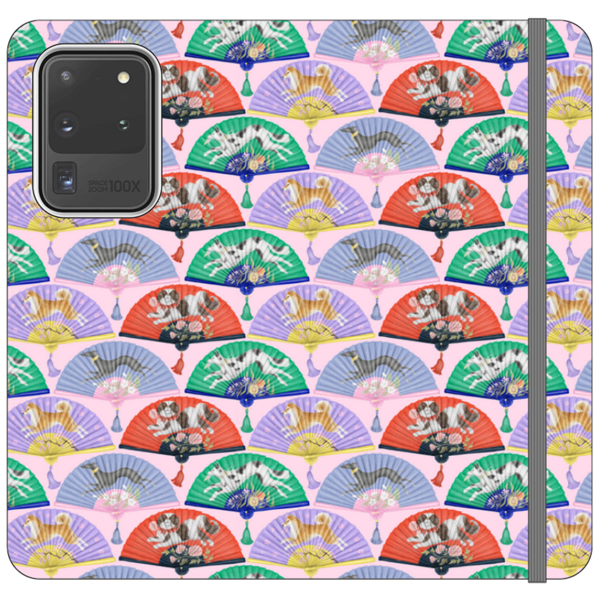 Dog Fan Wallet Case By Catherine Rowe