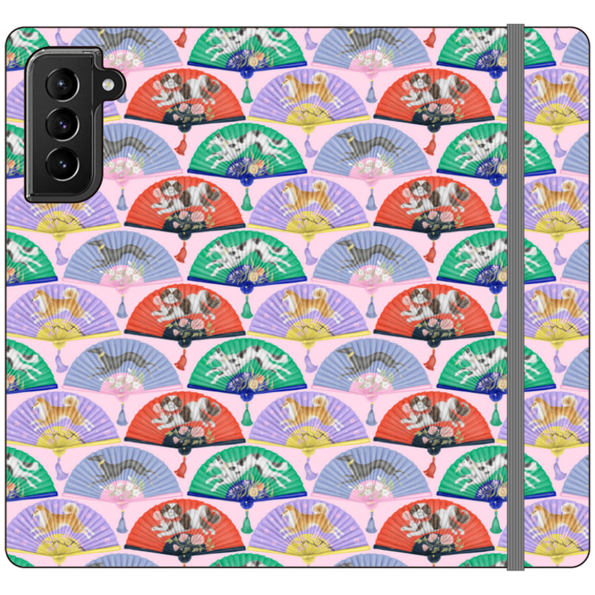 Dog Fan Wallet Case By Catherine Rowe