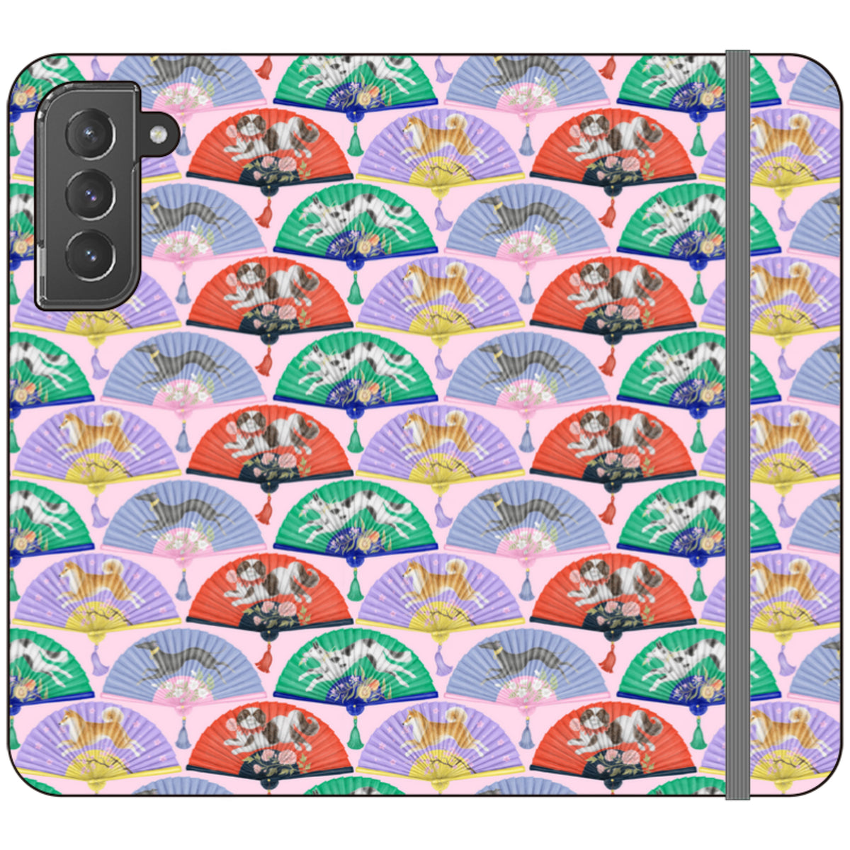 Dog Fan Wallet Case By Catherine Rowe