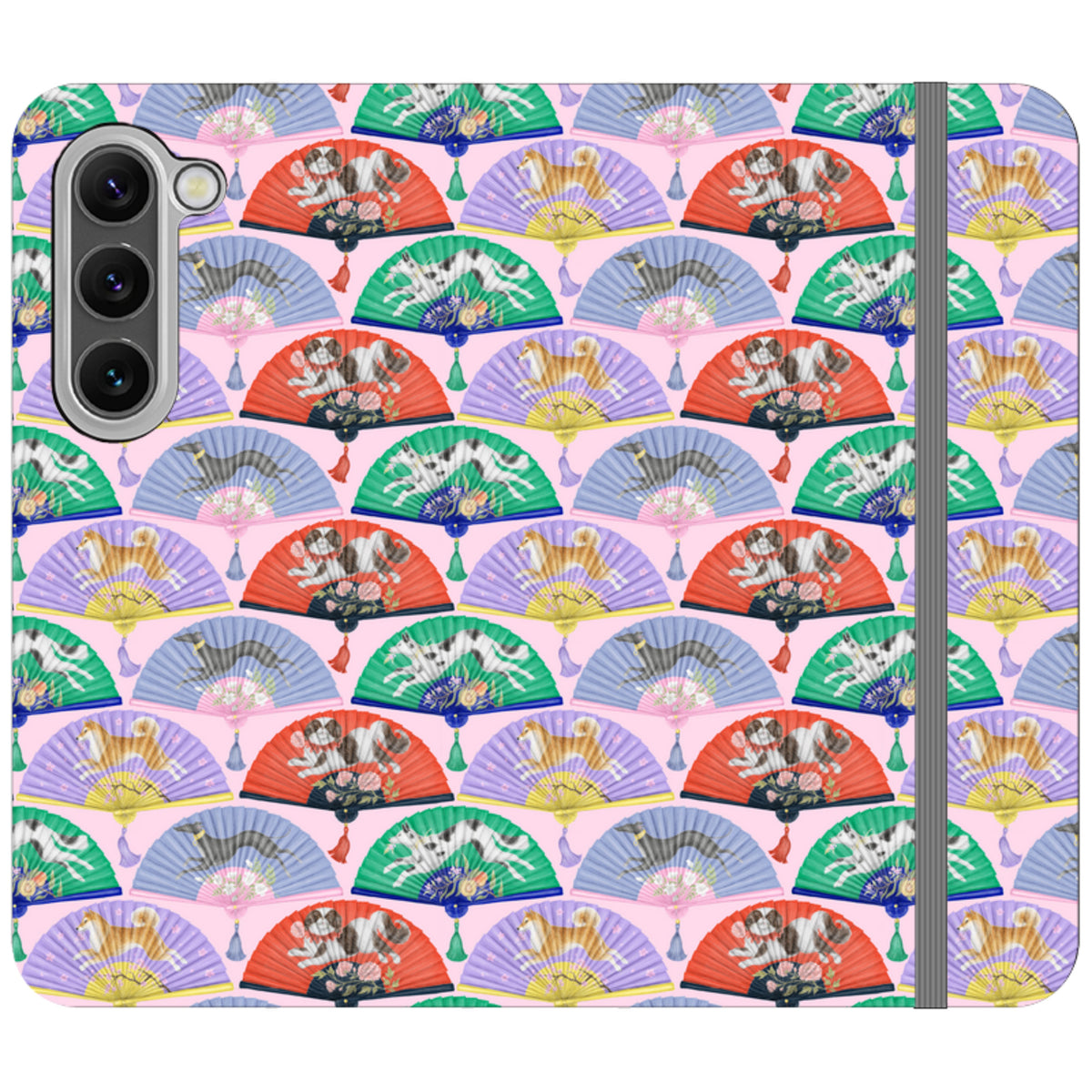 Dog Fan Wallet Case By Catherine Rowe