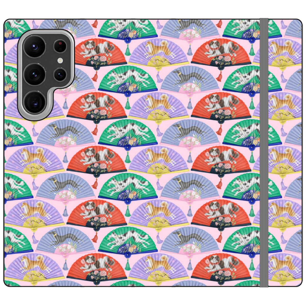 Dog Fan Wallet Case By Catherine Rowe