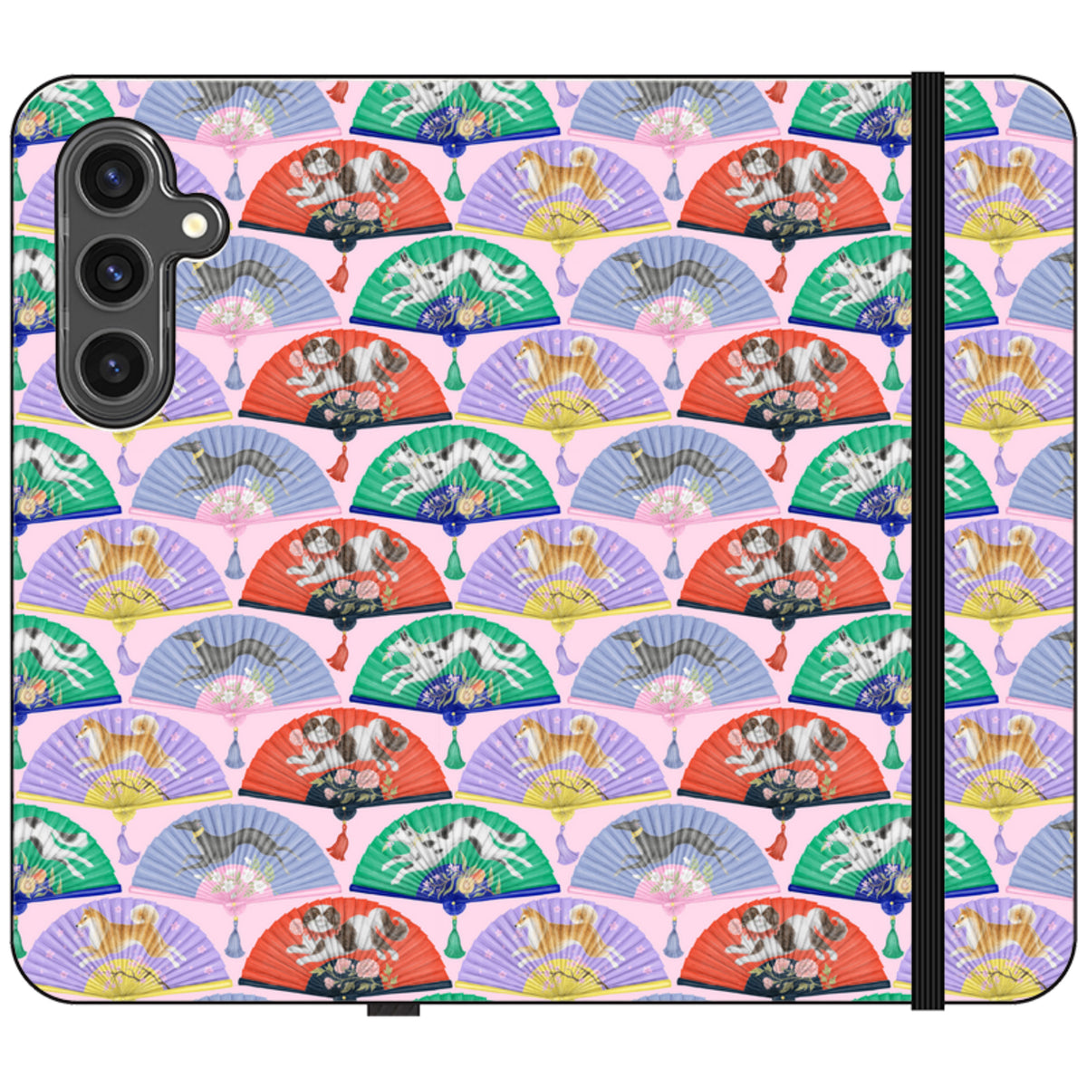 Dog Fan Wallet Case By Catherine Rowe