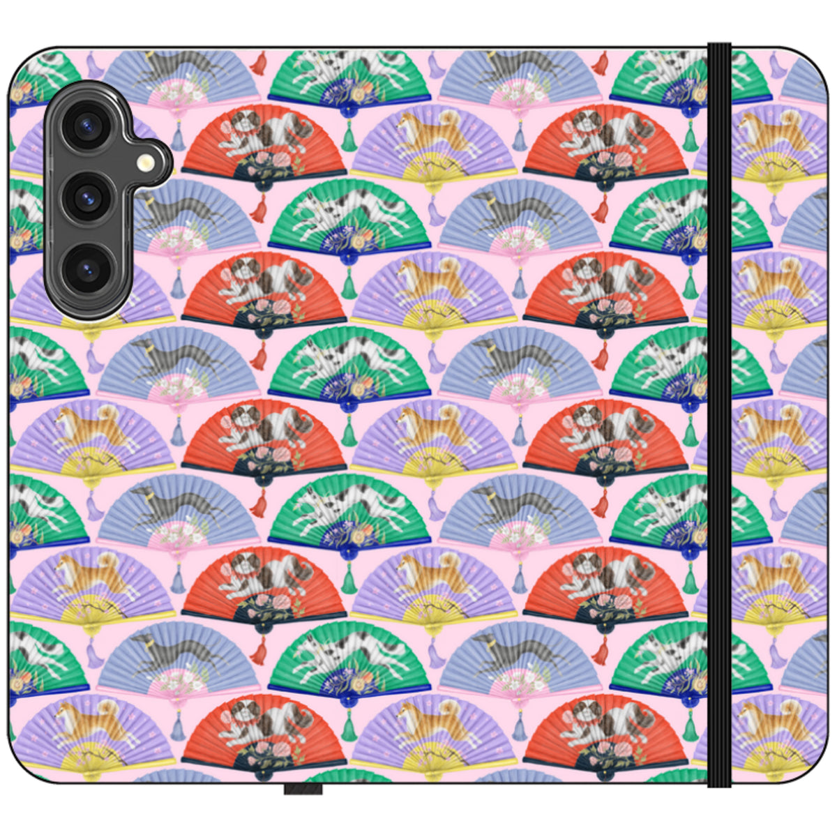 Dog Fan Wallet Case By Catherine Rowe