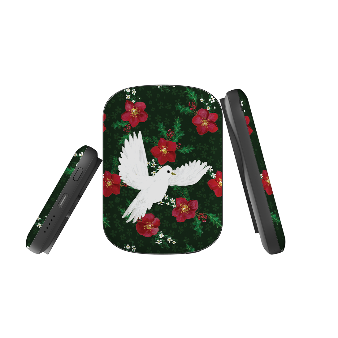 MagSafe Power Bank - Dove and Floral By Abby Jacobs