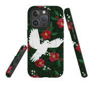 iPhone MagSafe Tough Case - Dove and Floral By Abby Jacobs