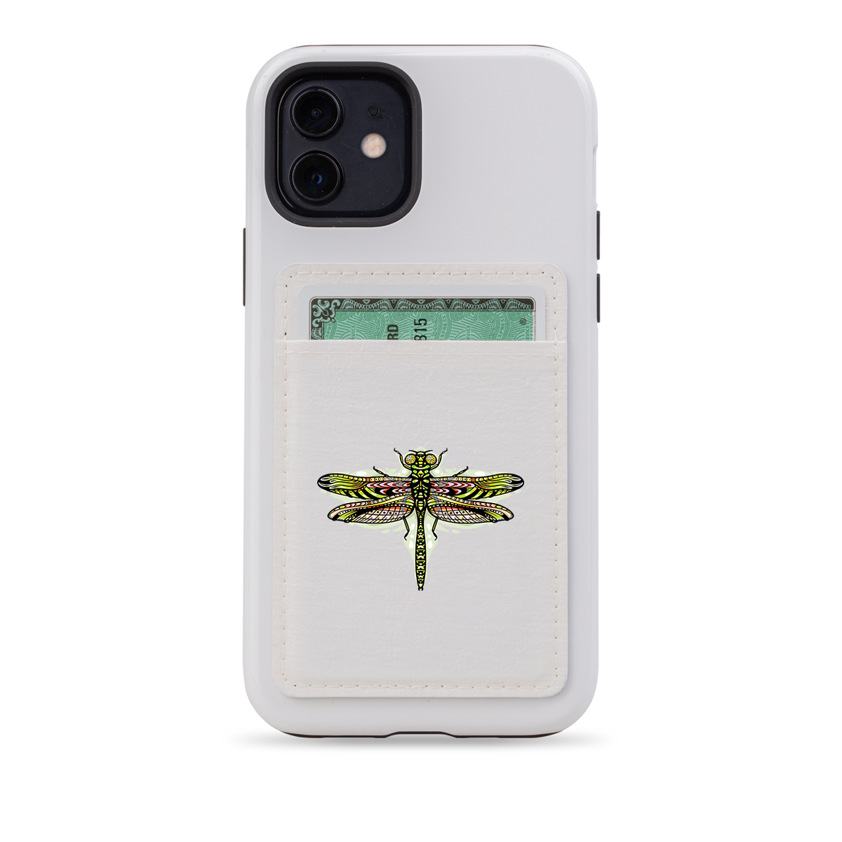 Drangonfly MagSafe Wallet- White