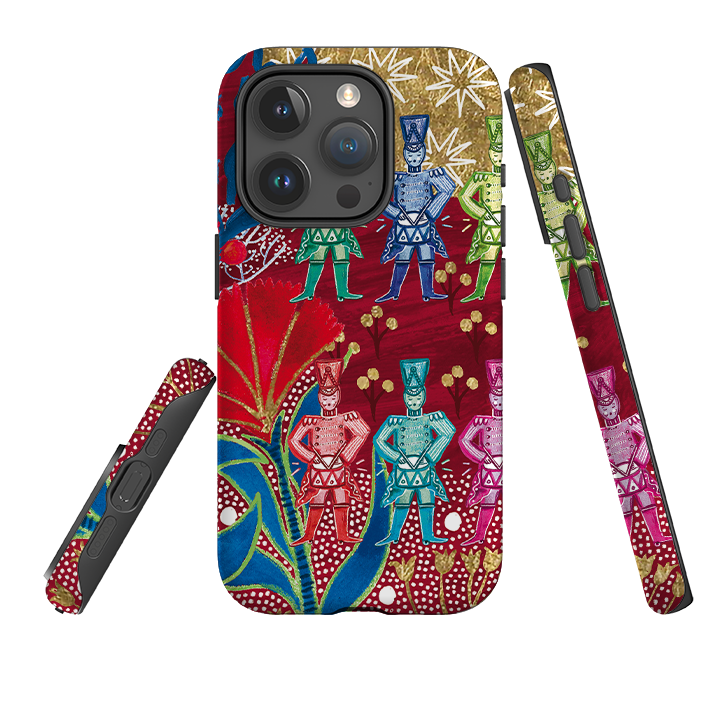 iPhone Tough Case - Drummers Drumming By Emma Frances Grant