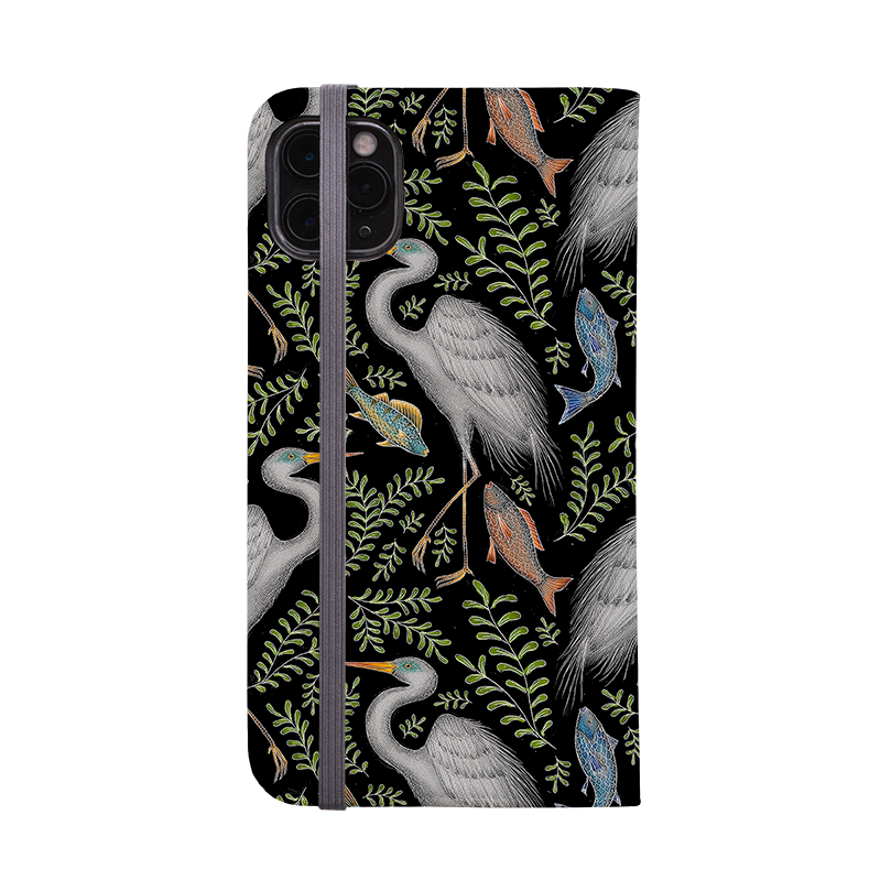 Egret Pattern By Catherine Rowe Wallet case